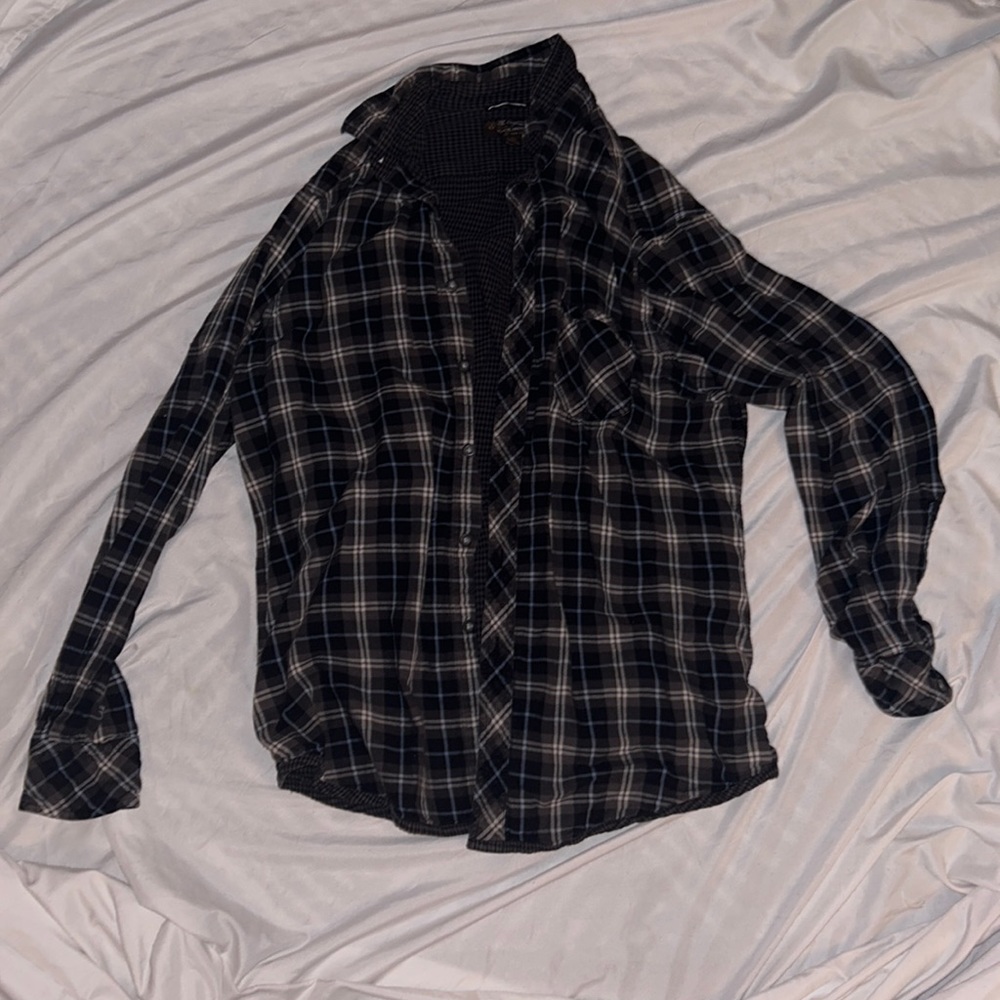 Plaid button down